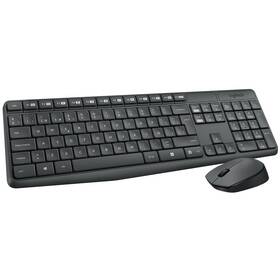 Klávesnice s myší Logitech Wireless Combo MK235, CZ (920-007933) šedá - s kosmetickou vadou - 12 měsíců záruka