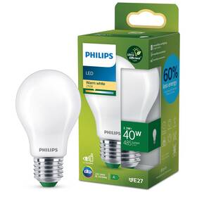 Žárovka LED Philips 40W, A60, E27, teplá bílá 

