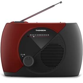 Radiopřijímač Thomson RT353 červený

