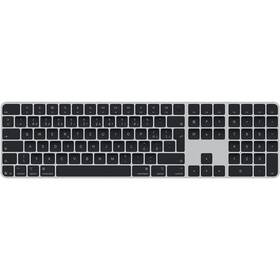 Klávesnice Apple Magic Keyboard s Touch ID a číselnou klávesnicí - CZ - černá (USB-C) 
