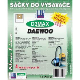 Sáčky do vysavače Jolly MAX D 3 (4 ks) 

