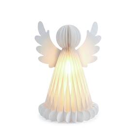 LED dekorace Solight Anděl s osvětlením, 3xAA, (37cm) bílá

