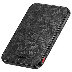 Powerbanka Sharge CarbonMag 5000 mAh černá barva
