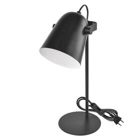 Stolní LED lampička EMOS Nina, max. 25 W, žárovka E27, IP20 černá

