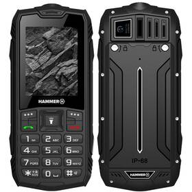Mobilní telefon myPhone Hammer Rock černá barva
