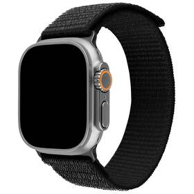 Řemínek FIXED Nylon Sporty Strap na Apple Watch Ultra 49mm černý

