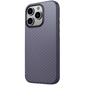 Kryt na mobil Swissten MagStick Shell na Apple iPhone 12/12 Pro fialová barva
