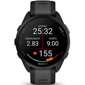 Chytré hodinky Garmin Forerunner 165 - Black/Slate Gray 

