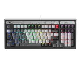 Klávesnice A4Tech B950 RGB, Brown Switch, CZ šedá

