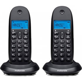 Domácí telefon Motorola C1002CB+ Duo černý

