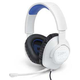 Headset JBL Quantum 100P Console bílý/modrý

