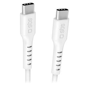 Kabel SBS USB-C/USB-C, PD, 240 W, 3 m bílý


