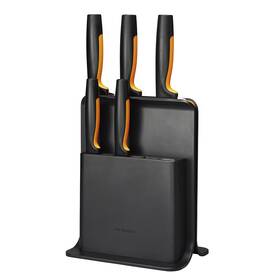 Sada kuchyňských nožů Fiskars 5 ks + blok 

