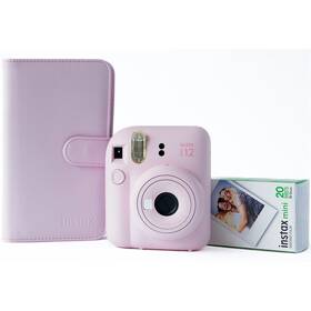 Instantní fotoaparát Fujifilm Instax mini 12 ALBUM BUNDLE růžový

