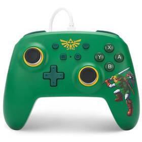 Gamepad PowerA Wired - Nintendo Switch - Hyrule Defender 

