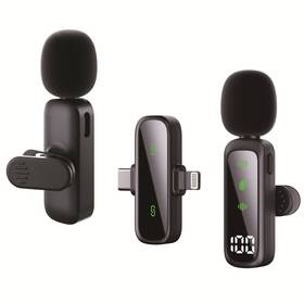 Mikrofon WG 2 in 1 Wireless Microphone PRO černý

