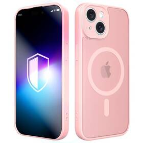 Kryt na mobil 3mk Misty MagCase  na Apple iPhone 15 růžový

