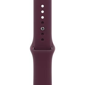 Řemínek Apple 46 mm burgundsky červený sportovní S/M 


