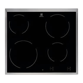 Sklokeramická varná deska Electrolux EHF6240XXK černá/nerez

