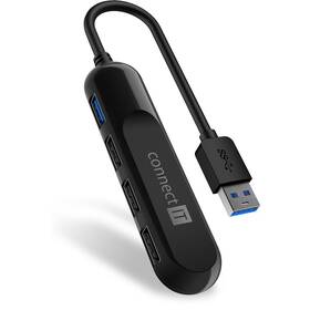USB Hub Connect IT USB 3.0/USB 3.2, 3x USB 2.0 černý

