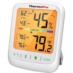 Teploměr ThermoPro TP-359 BT bílý

