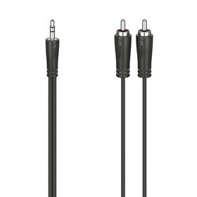 Kabel Hama Jack 3,5 mm / 2x cinch (RCA), 1,5 m černý


