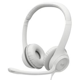 Headset Logitech H390 USB bílý

