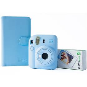 Instantní fotoaparát Fujifilm Instax mini 12 ALBUM BUNDLE modrý

