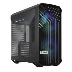 Case FRACTAL DESIGN Torrent Compact RGB Tempered Glass Light Tint černá


