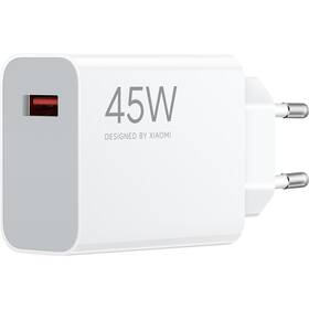 Nabíječka do sítě Xiaomi Turbo Charging 45W, 1x USB-A bílá

