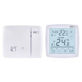 Termostat EMOS GoSmart, pokojový, programovatelný, bezdrátový, WiFi bílý

