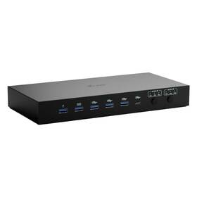 Dokovací stanice i-tec USB-C KVM station for 3 Hosts, Dual Display, PD 1x 92W/2x 65W černá

