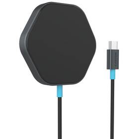 Bezdrátová nabíječka Canyon HEXAGON 110, 15W šedá barva
