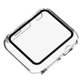 Ochranné pouzdro FIXED Pure s temperovaným sklem na Apple Watch 44mm průhledné

