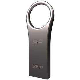 USB Flash Silicon Power Jewel J80 128 GB stříbrný

