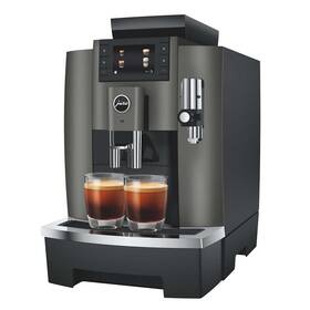 Automatický kávovar Jura W8 Dark Inox šedá barva
