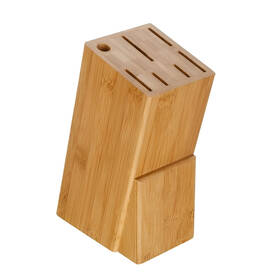 Blok na nože BANQUET Brillante Bamboo 14x9x22 cm 

