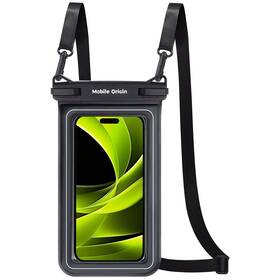Voděodolné pouzdro Mobile Origin Floating Case s kapsičkou na telefon do 6,8" černé/bílé

