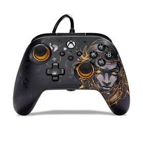 Gamepad PowerA Advantage Wired Controller - Xbox Series X|S - Fortnite Midas černý

