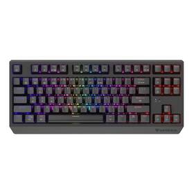 Klávesnice Genesis THOR 230, TKL, RGB, Outemu Red, bezdrátová, US layout černá

