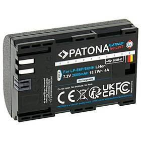Baterie PATONA Platinum LP-E6NH 2600 mAh Li-Ion (Canon) černá

