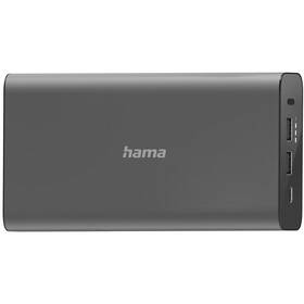 Powerbanka Hama 26800 mAh, Power Delivery 60 W šedá

