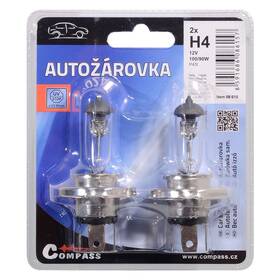 Autožárovka Compass 08615 08615 12V H4 100/90W P43t (2 ks) 

