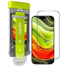 Tvrzené sklo Mobile Origin Screen Guard 3D AR s aplikátorem PRO na Apple iPhone 16 Pro průhledné

