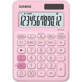 Kalkulačka Casio MS 20 UC PK - světle růžová 

