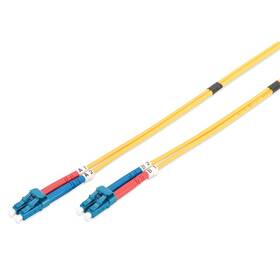 Kabel Digitus Optic Patch, LC / LC, Singlemode, OS1, 09/125 µ, 3m žlutý

