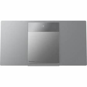Mikrosystém Panasonic SC-HC412EG-S stříbrná barva
