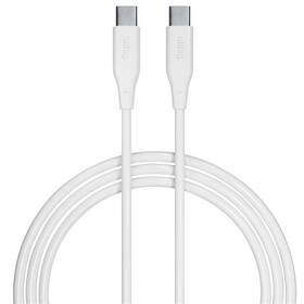 Kabel Allity AUC-02, 60W, USB-C/USB-C, 1m bílý

