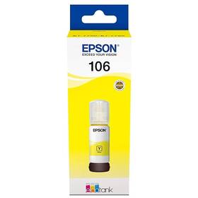 Inkoustová náplň Epson 106 EcoTank, 70 ml žlutá

