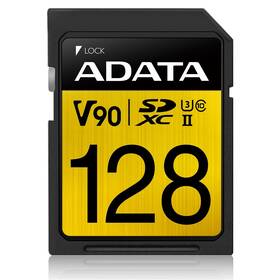 Paměťová karta ADATA Premier One SDXC 128GB UHS-II, U3 (290R/260W) černá

